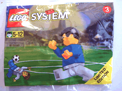 LEGO World Team Player - Limited Edition (England) polybag (3305-2) set, 1998