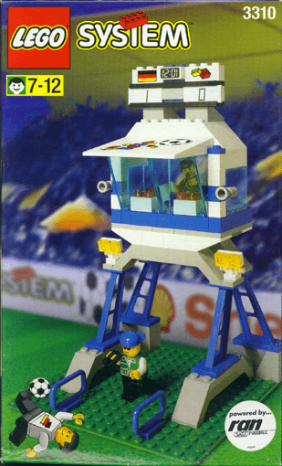 LEGO Commentator and Press Box (3310-1) set, 1998