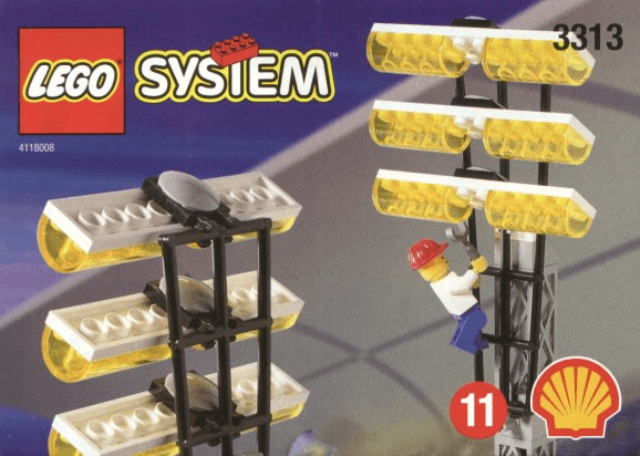 LEGO Light Poles (3313-1) set, 1998