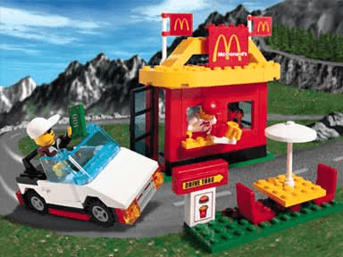 LEGO McDonald's Restaurant (3438-1) set, 1999
