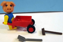 Percy Pig's Wheelbarrow