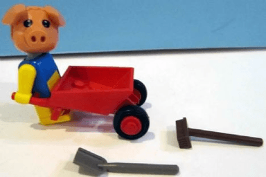Percy Pig's Wheelbarrow