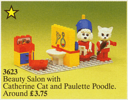 LEGO Beauty Salon (3623-1) set, 1988