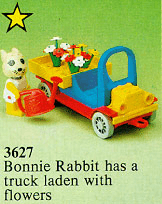 LEGO Bonnie Rabbit's Flower Truck (3627-1) set, 1983