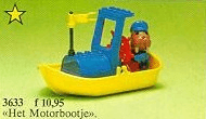 LEGO Motor Boat (3633-1) set, 1986