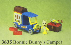 LEGO Bonnie Bunny's Camper (3635-1) set, 1981