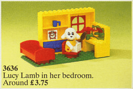 LEGO Bedroom (3636-1) set, 1987