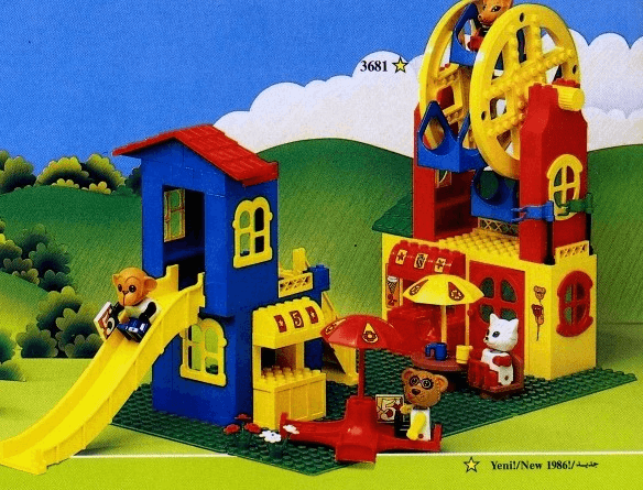 LEGO Amusement Park (3681-1) set, 1985