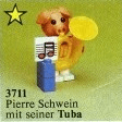 LEGO Pierre Pig and His Tuba (3711-1) set, 1984
