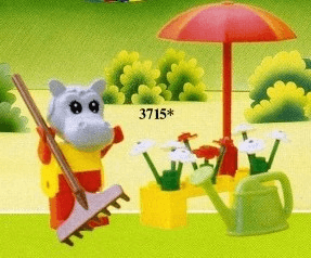 LEGO Flower Stand (3715-1) set, 1985