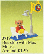 LEGO Bus Stop (3719-1) set, 1987