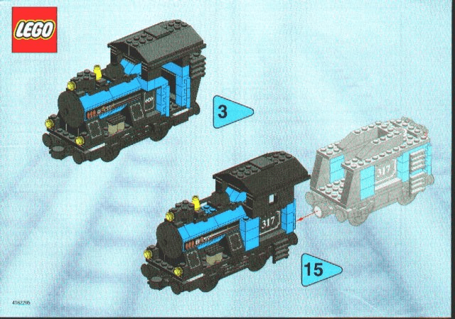 LEGO Small Locomotive (3740-1) set, 2001