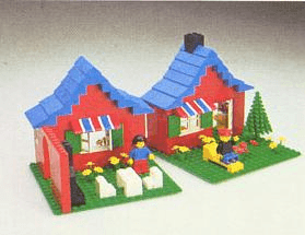 LEGO Town House with Garden (376-2) set, 1978
