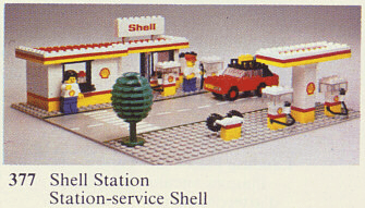 LEGO Shell Service Station (377-1) set, 1978