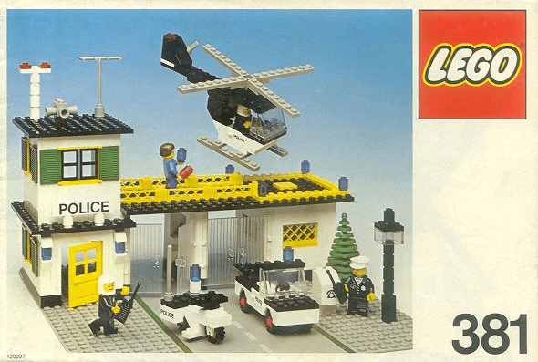 LEGO Police Headquarters (381-2) set, 1979