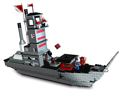 LEGO Fire Nation Ship (3829-1) set, 2006