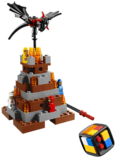 LEGO Lava Dragon (3838-1) set, 2009