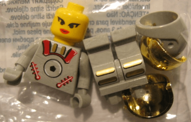 LEGO Sandy Moondust, Mars Rover Mission Astrobot Female polybag (3928-1) set, 2002
