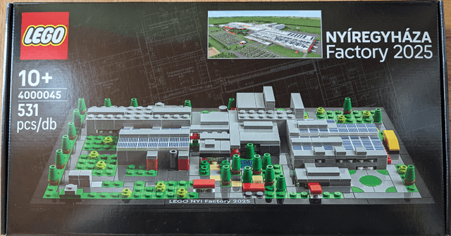 LEGO Nyíregyháza Factory 2025 (4000045-1) set, 2025
