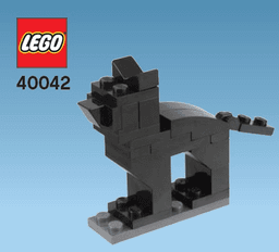 LEGO Monthly Mini Model Build Set - 2012 10 October, Cat polybag (40042-1) set
