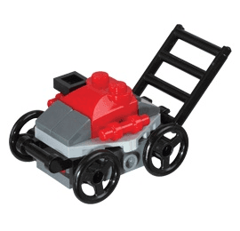LEGO Monthly Mini Model Build Set - 2012 06 June, Lawnmower polybag (40044-1) set, 2012