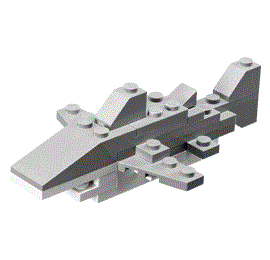 LEGO Monthly Mini Model Build Set - 2012 08 August, Shark polybag (40045-1) set
