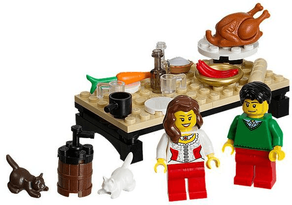 LEGO Thanksgiving Feast polybag (40056-1) set, 2013