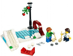 Winter Skating Scene - Limited Edition 2014 Holiday Set (2 of 2)