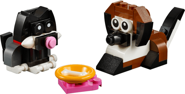 LEGO Monthly Mini Model Build Set - 2020 07 July, Friendship Day Cat and Dog polybag (40401-1) set, 2020