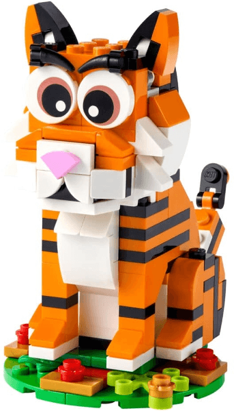 LEGO Year of the Tiger (40491-1) set, 2022