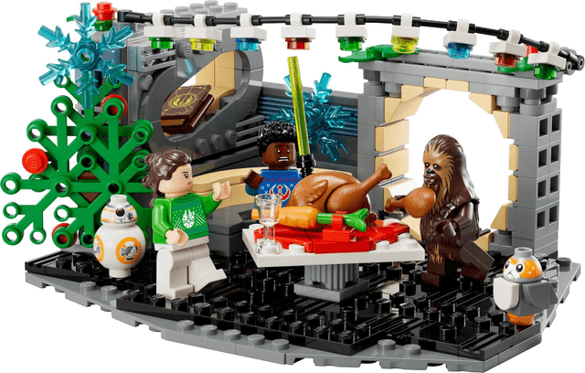 LEGO Millennium Falcon Holiday Diorama (40658-1) set, 2023