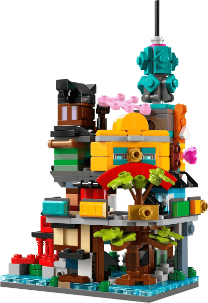 LEGO Micro NINJAGO City Gardens (40705-1) set, 2024