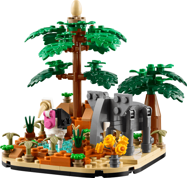 LEGO African Savanna Diorama (40784-1) set, 2025