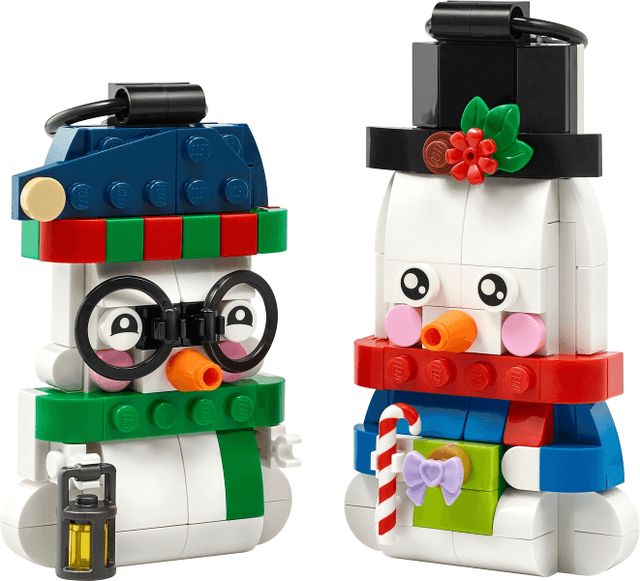 LEGO Snowman Ornaments (40812-1) set, 2025