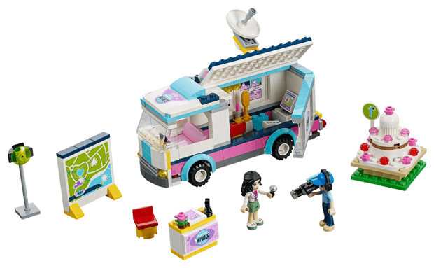 LEGO Heartlake News Van (41056-1) set, 2014