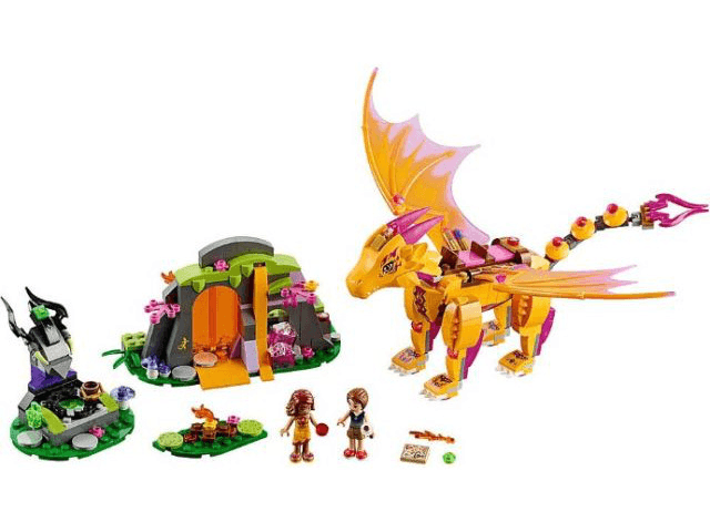 LEGO Fire Dragon's Lava Cave (41175-1) set, 2016