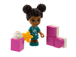 Advent Calendar 2021, Friends (Day 13) - Andrea, Stocking, and Package