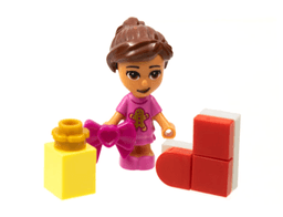 LEGO Advent Calendar 2021, Friends (Day  1) - Olivia, Stocking, and Package (41690-2) set