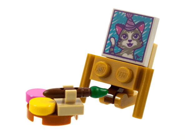 LEGO Advent Calendar 2021, Friends (Day  4) - Paint and Easel (41690-5) set, 2021