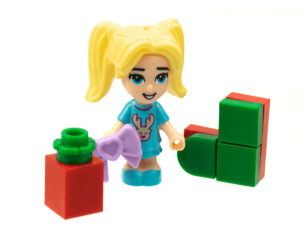 LEGO Advent Calendar 2021, Friends (Day  7) - Stephanie, Stocking, and Package (41690-8) set, 2021