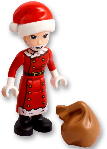 LEGO Advent Calendar 2022, Friends (Day 24) - Santa with Sack (41706-25) set, 2022