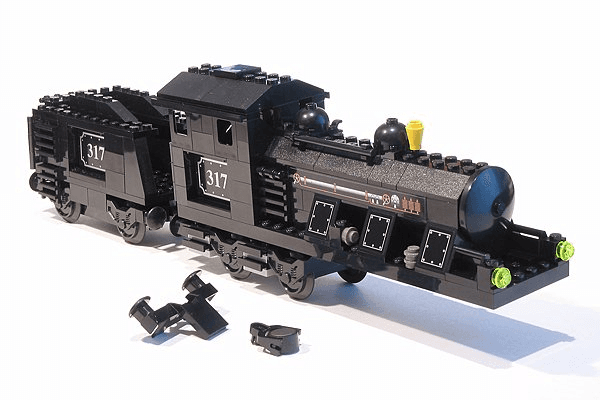 LEGO Large Train Engine with Tender Black (Motorizable, sets 4534, 4535) (4186868-1) set, 2002