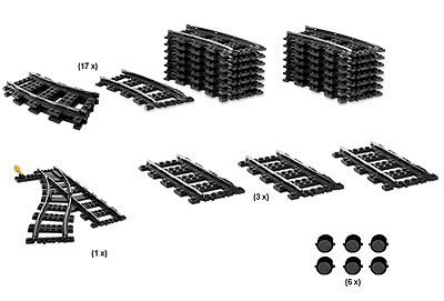 LEGO 9V Train Switching Track Collection (4206-1) set, 2003