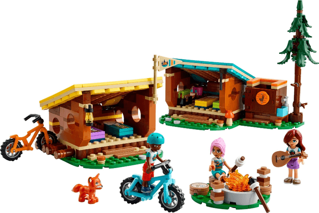 LEGO Adventure Camp Cozy Cabins (42624-1) set, 2024