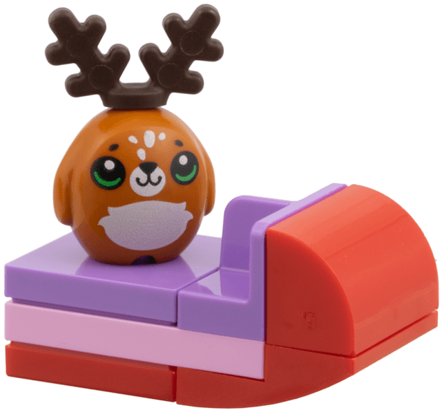 LEGO Advent Calendar 2025, Friends (Day 24) - Reindeer Plush Toy on Sled (42668-25) set, 2025