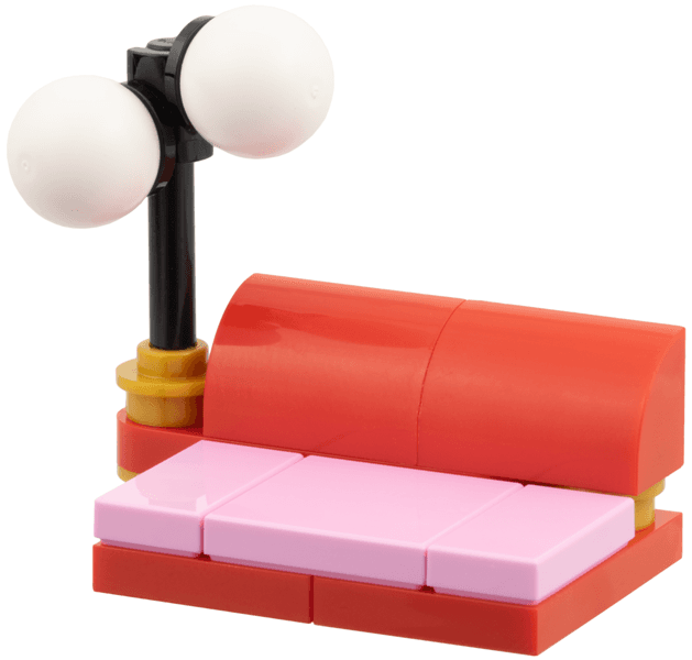 LEGO Advent Calendar 2025, Friends (Day 3) - Couch and Lamp (42668-4) set, 2025