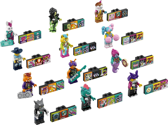 LEGO Minifigure, Vidiyo Bandmates, Series 1 (Complete Series of 12 Complete Minifigure Sets) (43101-2) set, 2021