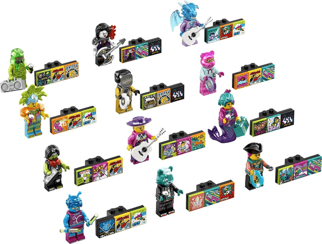 LEGO Minifigure, Vidiyo Bandmates, Series 2 (Complete Series of 12 Complete Minifigure Sets) (43108-2) set, 2021