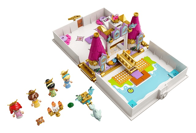 LEGO Ariel, Belle, Cinderella and Tiana's Storybook Adventures (43193-1) set, 2021