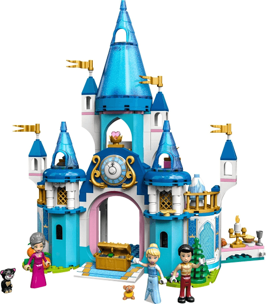 LEGO Cinderella and Prince Charming's Castle (43206-1) set, 2022